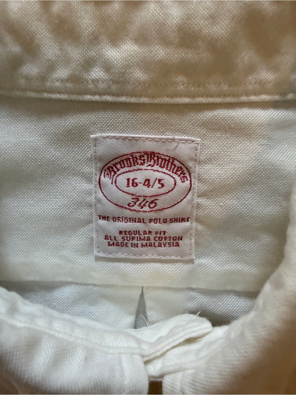 Brooks Brothers Dress Shirt – Men’s 16-4/5 (34/35 - Picture 5 of 9